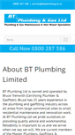 Mobile Screenshot of btplumbing.co.nz